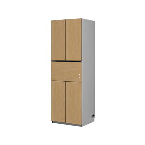 壁面収納 デスク リビング収納 幅60 パソコンデスク ライティングビューロー大容量 深型 収納棚 オーダー つっぱり ユニット収納 耐震 壁収納 日本製 USKD-60-TFT パームループ U-storage すえ木工