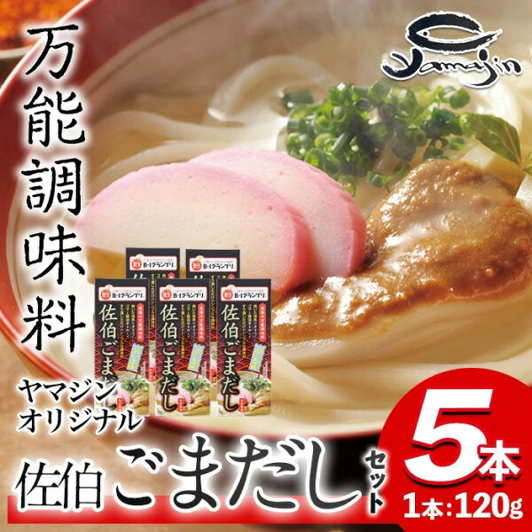 【9/10限定全品ポイント5倍】名物 佐伯ごまだし (計600g・120g×5本) 調味料 ごまだしうどん お茶漬け パスタ だし 調味料 万能調味料 特産品 郷土料理 魚 セット 大分県 佐伯市【 (株)ヤマジン】