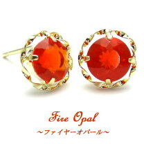 楽天市場】ファイヤーオパール（ピアス｜レディースジュエリー 