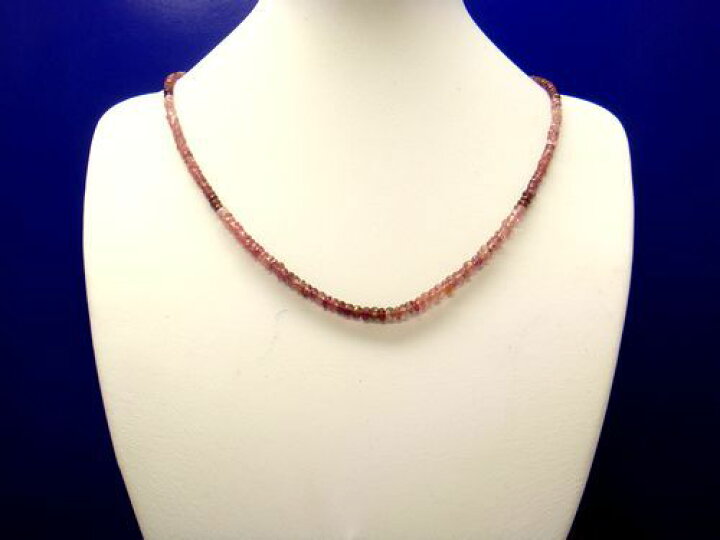 楽天市場】【45ct/42cm/B】ピンクトルマリン グラデーション 