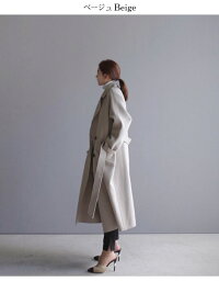 ロングコートレディースアウターコートロング丈ウールおしゃれシンプル大人2018秋冬新作S/M/L/XL【6733-gdb411c】【予約販売:10-15日】宅別