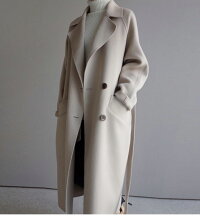 ロングコートレディースアウターコートロング丈ウールおしゃれシンプル大人2018秋冬新作S/M/L/XL【6733-gdb411c】【予約販売:10-15日】宅別
