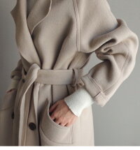 ロングコートレディースアウターコートロング丈ウールおしゃれシンプル大人2018秋冬新作S/M/L/XL【6733-gdb411c】【予約販売:10-15日】宅別