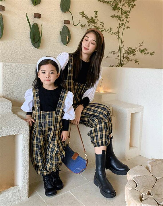 楽天市場 親子ペア 親子コーデ 親子リンク お揃い サロペット ブラウス 別売り 女の子 レディース キッズ リンクコーデ 春夏 韓国ファッション 大人用子供用 上下別売り Al N21q8 即納 1 5営業日 送料無料 メ込 Sugar Bisket