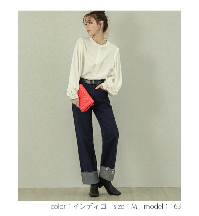 楽天市場】【半額クーポン対象】ロールアップ デニムパンツ レディース  