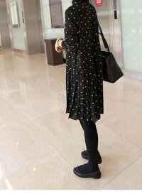 楽天1位!2018年旬顔ワンピースドット柄花柄ギンガムチェック水玉ワンピースレディース膝丈ミディアム丈おしゃれ可愛いブラックメール便春夏【628-fub2046d】【予約販売:9月25日入荷予定順次発送】【送料無料】メ込
