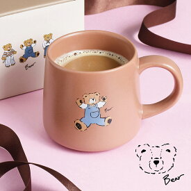 おすましBear マグ / マグカップ くま おしゃれ かわいい プレゼント 2000円以内 ギフト ラッピング対象 誕生日プレゼント 結婚祝い マグカップ イラスト おすすめ レンジ 食洗機 食器 お気に入り / SugarLand シュガーランド