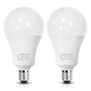 LED�d��E17����100W�`���������F10W5000k1200lm�L�z�������s��PSE�F�؍ς�2�p�b�N