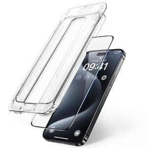 NIMASO o KXtB IPHONE15PROMAX p CA[ sȂ ȒP\t ی tB KX S tJo[ KChgt 1Zbg ACtH 15 v}bNXΉ (6.7C