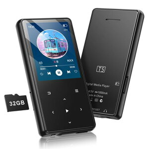 MP3v[[Bluetooth5.0Ή32GBMP3vC[ő128GB̊g\SDJ[hΉ1.8C`HIFIXs[J[ڏ^yType-C[dOTGΉȒP@\yv[[