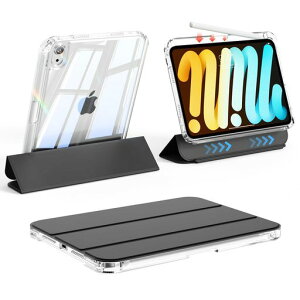 KVTVOU iPad mini 7 �P�[�X A17 Pro 2024 ��7���� /mini6 �P�[�X 2021 ��6���� 8.3�C���` �u���b�N