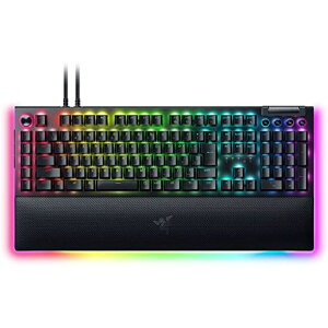 Razer(CU[)BlackWidowV4ProJPGreenSwitchǉ̃}NL[⃉CeBOȂǗlXȃJX^}CYŃQ[X̍Ƃ܂łȂQ[~OL[{[hR}h_C8̐p}Nc