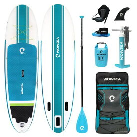 WOWSEA BLUESKY B2 SUP サップ インフレータブル スタンドアップパドルボード カヤックシート付き 積載重量130-150KG 安定性 滑り止め ヨガ 釣り マリンスポーツ 海 (10.6)