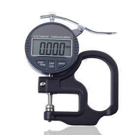 測定器デジタルシックネスゲージデジタル厚さ測定器精度0.001mm測定範囲0〜10mm解像度0.001mm/0.00005”高精度厚み測定器