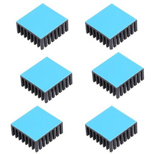 Awxlumv 6����q�[�g�V���N 25(L)x25(W)x10(H)mm���M�ڒ��V�[�g�t�� �M�\���΍� ��p���W�G�[�^�[�t�B��CPU IC�`�b�v ��H��� LED�A���v�� ASUS ROG Ally �K�p �A���~�j�E�� 25x25x10 mm ��