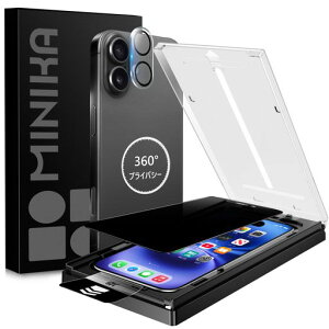 MINIKA�y�b�œ\��t���z360�x�����Ȃ��t�B�����p��iPhone16�K���X�t�B�����`�����h�~�p��iPhone16�`�����h�~�t�B�����㉺���E�����Ȃ��p�̂�Phone16�t�B�����̂������h�~360°�S�����p��