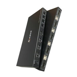 AIMOSKVM�ؑ֊�4K@60Hz4����1�o�̓z�b�g�L�[HDMIKVM�X�C�b�`4PC�ؑ֊�L�[�{�[�h�A�}�E�X�A���j�^�[��4PC�ŋ��L�A�z�b�g�L�[���T�|�[�g