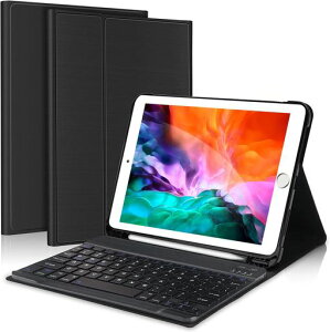 [2026�N������] iPad ��9���� �L�[�{�[�h �P�[�X 10.2�C���` ��8���� ��7���� �L�[�{ �[�h �ϏՌ����C�����X bluetooth �L�[�{�[�h iPad Air3/Pro 10.5 �E���� ���p�x���� �I�[�g�X���[�v�@�\�t��