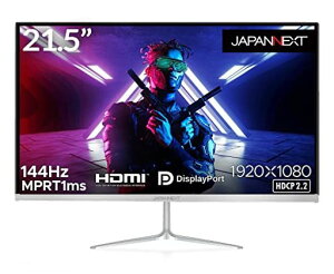 JAPANNEXT21.5C`Q[~Oj^[144Hz1mstHD1920x1080𑜓xTNplfBXvC(HDMI/DisplayPort/VESAΉ/u[CgJbg/p170°)
