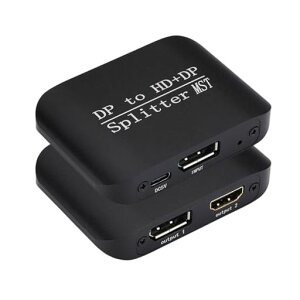4K@60HzDisplayPorttoHDMI+Displayport���z��MSTSST�g��/�~���[���[�hDPtoDP+4KHDMI�o��DisplayPort1.3�X�v���b�^�[�f�X�N�g�b�v�APC�A���b�v�g�b�v�p