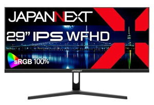 JAPANNEXT29インチモニターWFHD2560x1080解像度IPSディスプレイ(HDMI/DisplayPort/スピーカー内蔵/ブルーライトカット)JN-IPS292WFHD