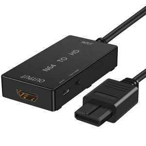 SFC/N64/�Q�[���L���[�u��pHDTV����HDMI�ϊ��R���o�[�^�[�P�[�u��1080P�摜�o�͂��T�|�[�gHDMI�ϊ��A�_�v�^�[SFC/N64/�Q�[���L���[�u�Ή�-�u���b�N(USB-Micro�P�[�u���t��)