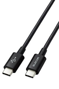 �G���R��USB-C&USB-C�P�[�u��2m60WUSBPD�Ή��X�����_�炩���f���ɋ���USB2.0�u���b�N�yiPhone16�V���[�Y�Ή����؍ρzMPA-CCYS20NBK