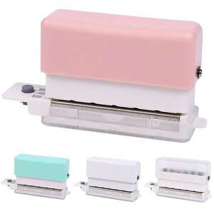 Moeagelルーズリーフパンチ6穴A5/B5/A4対応取扱説明書付き使いやすい30穴/26穴/20穴強力穴あけパンチ省力多機能穴あけパンチ多穴パンチコンパクト軽量持ち運び便利DIY手帳単語帳作り事務用品…