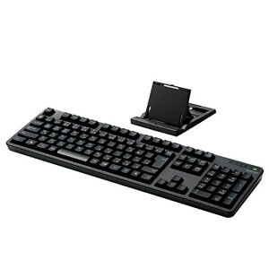 �G���R��Bluetooth�t���L�[�{�[�h�e���L�[�t�����u�������X�^���h�t�}���`�y�A�����O�Ή�iPadSurface�u���b�NTK-FBM112BK