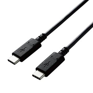 �G���R��USB-CtoUSB-C�P�[�u��USBPowerDelivery�Ή�60W3A�o��USB2.0�K�i�F�؎擾1.5m�u���b�N�yiPhone16�V���[�Y�Ή����؍ρzU2C-CC15NBK2