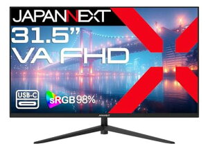 JAPANNEXT 31.5�C���` VA�p�l������ �t��HD(1920x1080)�𑜓x �t�����j�^�[ JN-V315F2-C6 HDMI DisplayPort USB-C(�ő�65W���d) sRGB:98% �y2�N�ۏ؁z