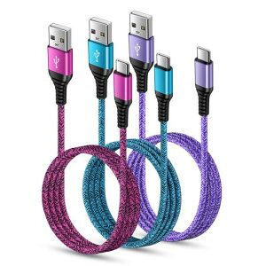USBTypeC�P�[�u���y1.8m3�{*3�F�z3A�}���[�dQC3.0�Ή��^�C�vc�[�d�P�[�u�����ϋv�i�C����iPhone15�[�d�pUSBAtoUSBC�P�[�u���^�C�vc�[�d�P�[�u��