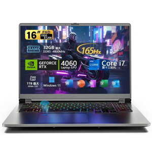 VETESAm[gp\RQ[~OCorei713RTX4060ő4.9GHzDDR516GB512GBNVMeSSD2025V16C`165HzFHD1200PQ[~Om[gPC