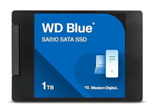 Western Digital 1TB WD Blue SA510 SATA �����\���b�h�X�e�[�g�h���C�u SSD - SATA III 6Gb/s 2.5�C���`/7mm �ő�560MB/s - WDS100T3B0A