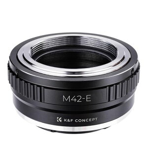 K&F CONCEPT M42�����Y �}�E���g�A�_�v�^�[ �\�j�[�Ή��Ή� E�}�E���g NEX �J���������p �ϊ� �����Y�A�_�v�^�[�����O M42�}�E���g Sony�Ή��Ή� e�}�E���g M42-NEX �}�E���g�ϊ��A�_�v�^�[ Alpha a6700