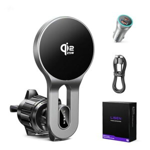 �yLISEN2026������Qi2.2�F��25w�[�d�z�X�}�z�z���_�[�ԃ��C�����X�[�d[�������o�[�@�\&���o�����ǂ��܂���&�}���[�d&�j��ŋ��̎���]magsafe�ԍڃz���_�[���C�����X�[�d��(24xN55����)�ԃX�}�z�c
