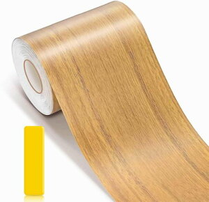 マスキングテープ木目幅10cm長さ10m厚手リメイクシート木目調テープ巾木テープ強い粘着防水耐熱窓枠用木口テープ木目テープ木目シールドア枠剥がせる壁紙シール貼りやすいDIY模様替え(…