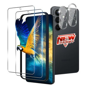 �y2+2���Z�b�g �K�C�h�g�t���z �Ή� Galaxy S26 SCG36 / SC-51G �K���X�t�B���� 2�� + �����Y�ی�t�B���� 2�� �w��F�� �Ή� �M�����N�V�[S26 �t�B���� �����K���X�t�B���� �P�[�X �y �d�x9H ���{���c