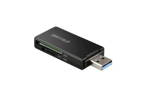 �o�b�t�@���[ BUFFALO USB3.0 microSD/SD�J�[�h��p�J�[�h���[�_�[ �u���b�N BSCR27U3BK