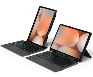 �c/���u���Ή�GalaxyTabS6Lite10.4�C���`(2020/2022/2024)�L�[�{�[�h�P�[�X�^�b�`�p�b�h�o�b�N���C�g�t���}�O�l�b�g���������V���I�~�J�o�[�M�����N�V�[TabS6Lite�p�L�[�{�[�h