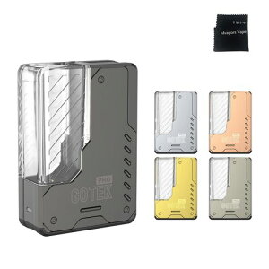 AspireGOTEKPro�d�q�^�o�R�x�C�vPOD�^�C�v�{�̃A�X�p�C�A�S�[�e�b�N�v��(Gunmetal)