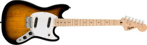 SquierbyFenderXNC[GLM^[SquierSonicTMMustangRMapleFingerboardWhitePickguard2-ColorSunburst\tgP[Xt