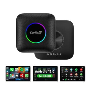 CarlinKit Tbox Ambient 4+64GB ���C�����XCarPlay/Android Auto Android13.0 Ai box �^�s������ Youtube/Netflix���̓��掋�� ����GPS SIM�J�[�h�ɑΉ�