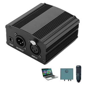 �t�@���^���d�� 48V �R���f���T�[�}�C�N�p �d���A�_�v�^�[ �}�C�N�v���A���v XLR 3 �s�� �[�d�P�[�u���t�� �}�C�N�p�t�@���^���d������