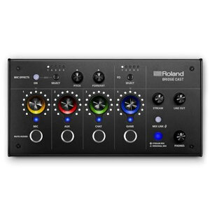 ���[�����h Roland BRIDGE CAST/�Q�[�~���ODAC�A���v/�I�[�f�B�I�C���^�[�t�F�[�X/�z�M/�Q�[�~���O�~�L�T�[/�I�[�f�B�I�~�L�T�[/Mac/Windows/�u���b�W�L���X�g/��/Black