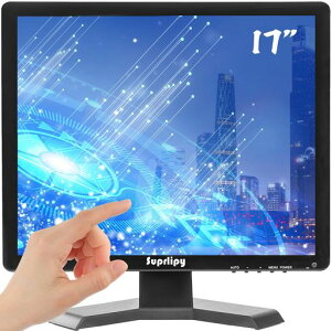 Suprlipy17�C���`�^�b�`�X�N���[�����j�^�[1280x1024HDMIVGAAVUSBBNC�Ή�10�|�C���g�Ód�e�ʃ^�b�`TFTLED4:3���j�^�[�m�[�gPCboxPS5/PS4SwitchPOS�V�X�e���p