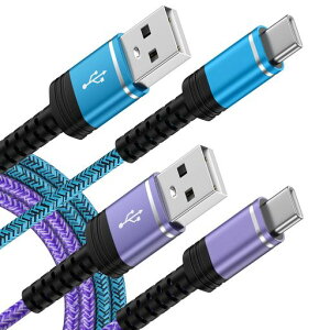 USBTypeC�P�[�u��iPhone16�[�d�P�[�u���^�C�vc�P�[�u���y2�{�Z�b�g1.83m�zUSB�P�[�u��3.1A�}���[�dUSBC�P�[�u��QC3.0�Ή�iPhone16�[�d�p�����f�[�^�]�����ϋv