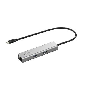 obt@[USBType-Cڑ5-in-1hbLOXe[VLLANHDMIUSB3.2(Gen1)ΉType-A3|[gVo[LUD-U3-CU301SV/N