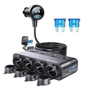12V/24V�ԍڗp�V�K�[���C�^�[���z��216W4�|�[�gPD30W/QC3.0�Ή�USB-C�}���[�d�h���h�o�J�o�[�t���Ɨ��X�C�b�`�g���b�N/�L�����s���O�J�[�Ή��ԍڗ①��/�h���C�u���R�[�_�[�p