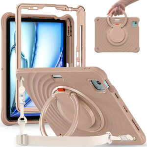 iPadAir11�C���`202620252024/Air��45����10.9�C���`/Pro11��4321����p�̃P�[�X���|��360�x��]�X�^���h�c�u�����u���y�����[�V�����_�[�X�g���b�v�t���V���R���J�o�[�����O�X�^���h